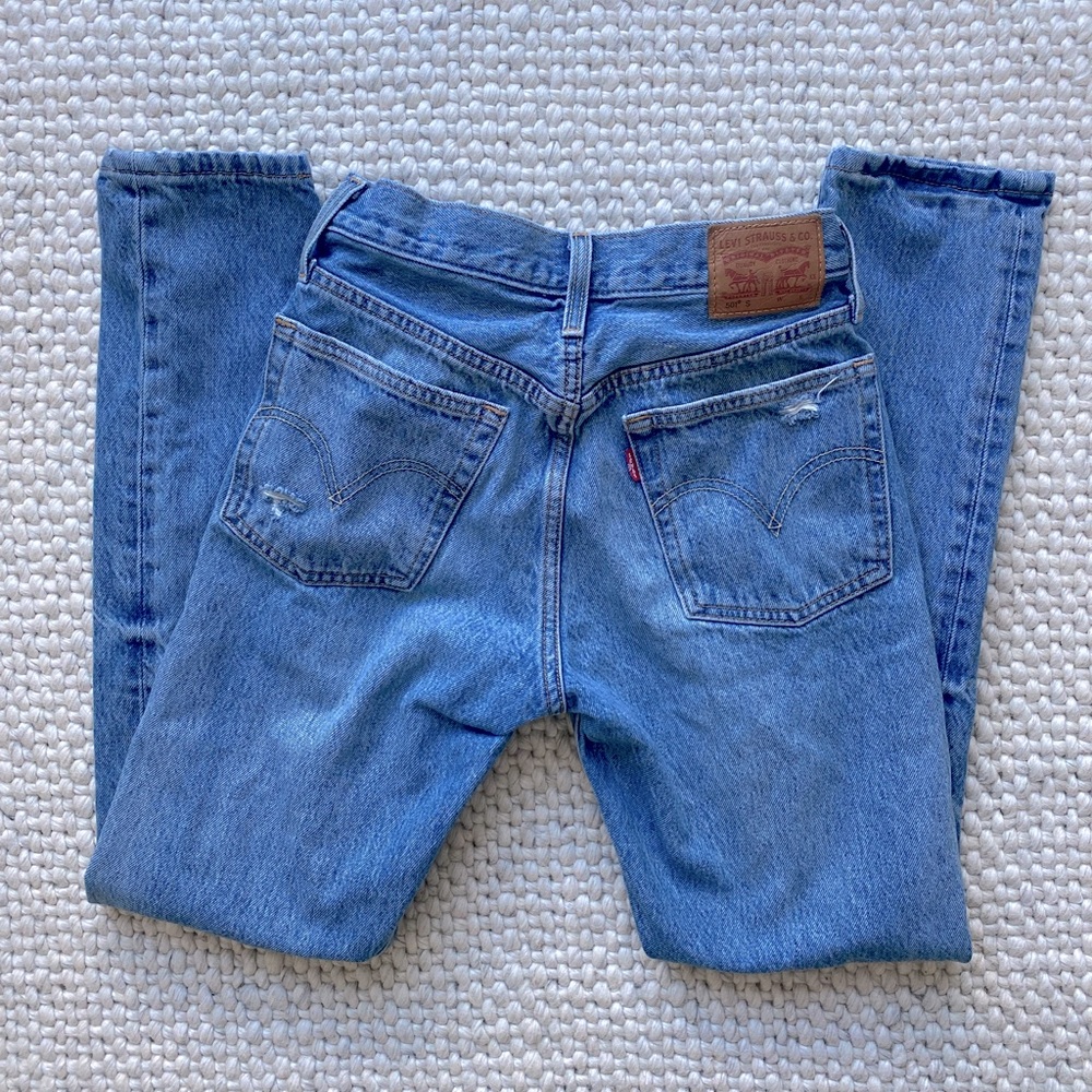 Levis 501 High Rise Skinny S 25